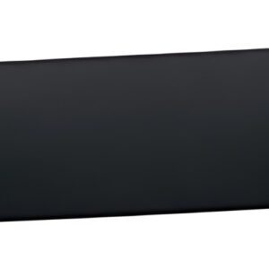sigel Sous-main, similicuir, enroulable, noir/rouge