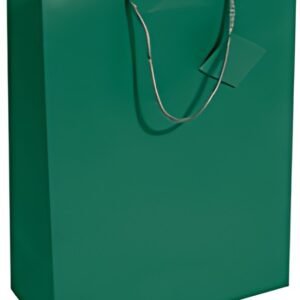 sigel Sac cadeau, vernis mat, taille: L, vert opaline