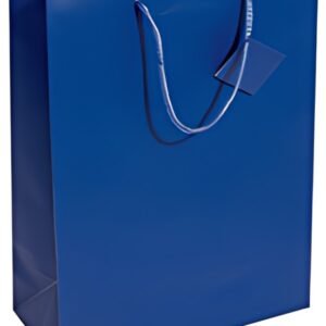 sigel Sac cadeau, vernis mat, taille: S, bleu outremer
