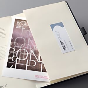 sigel Buchkalender Conceptum, DIN A5, immerwährend, schwarz
