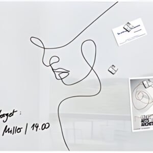 sigel Tableau magnétique en verre artverum Line Art