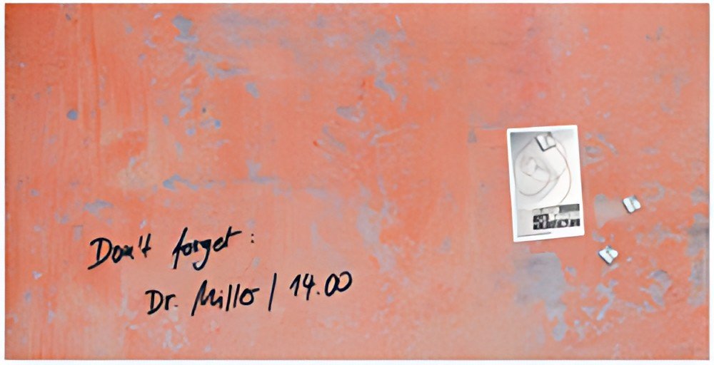 sigel Tableau magnétique en verre artverum Red Wall