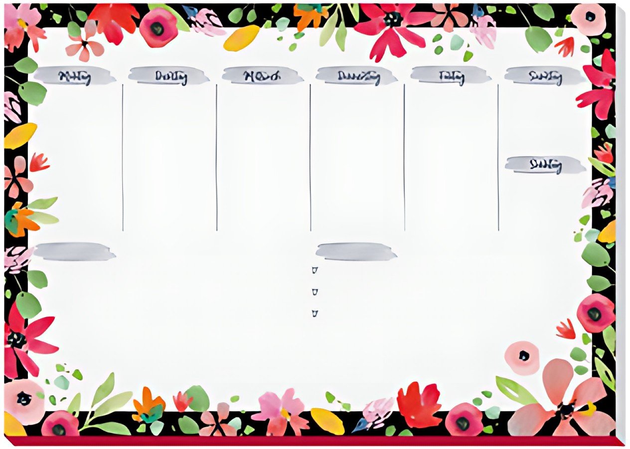 Bloc-notes en papier sigel Jolie "Flower Love", A3