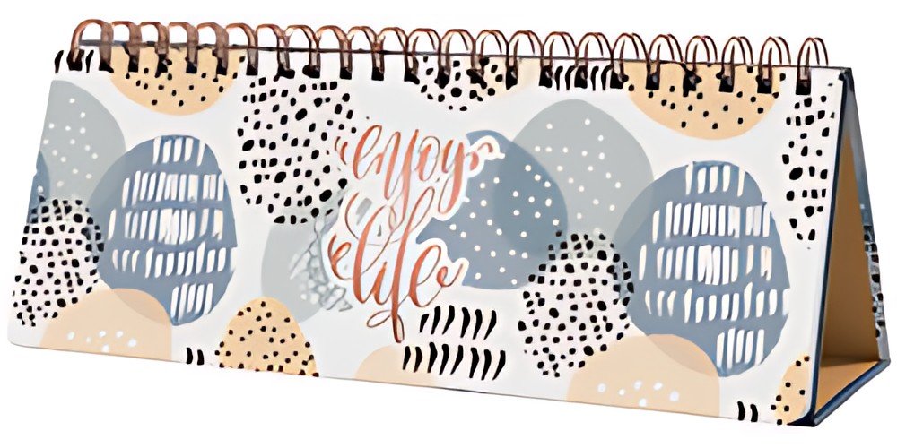 sigel Calendrier de table Jolie "Apricot Inspiration"