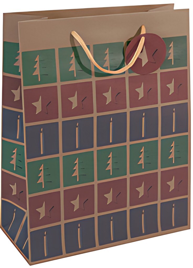 sigel Sac cadeau de Noël "Cut-out style", petit