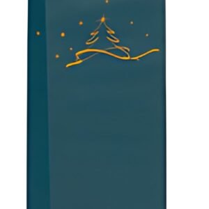 sigel Sac pour bouteille "Christmas tree petrol", grand