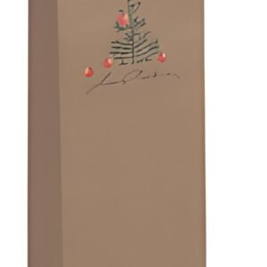 sigel Sac de Noël pour bouteille "Christmas with apples"