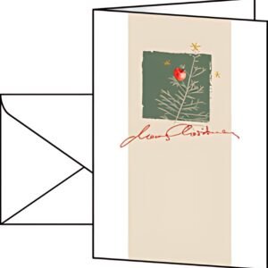 sigel Carte de Noël "Christmas with apples", A6, pour