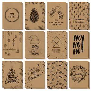 sigel Set de cartes postales de Noël "Natural Christmas", A6