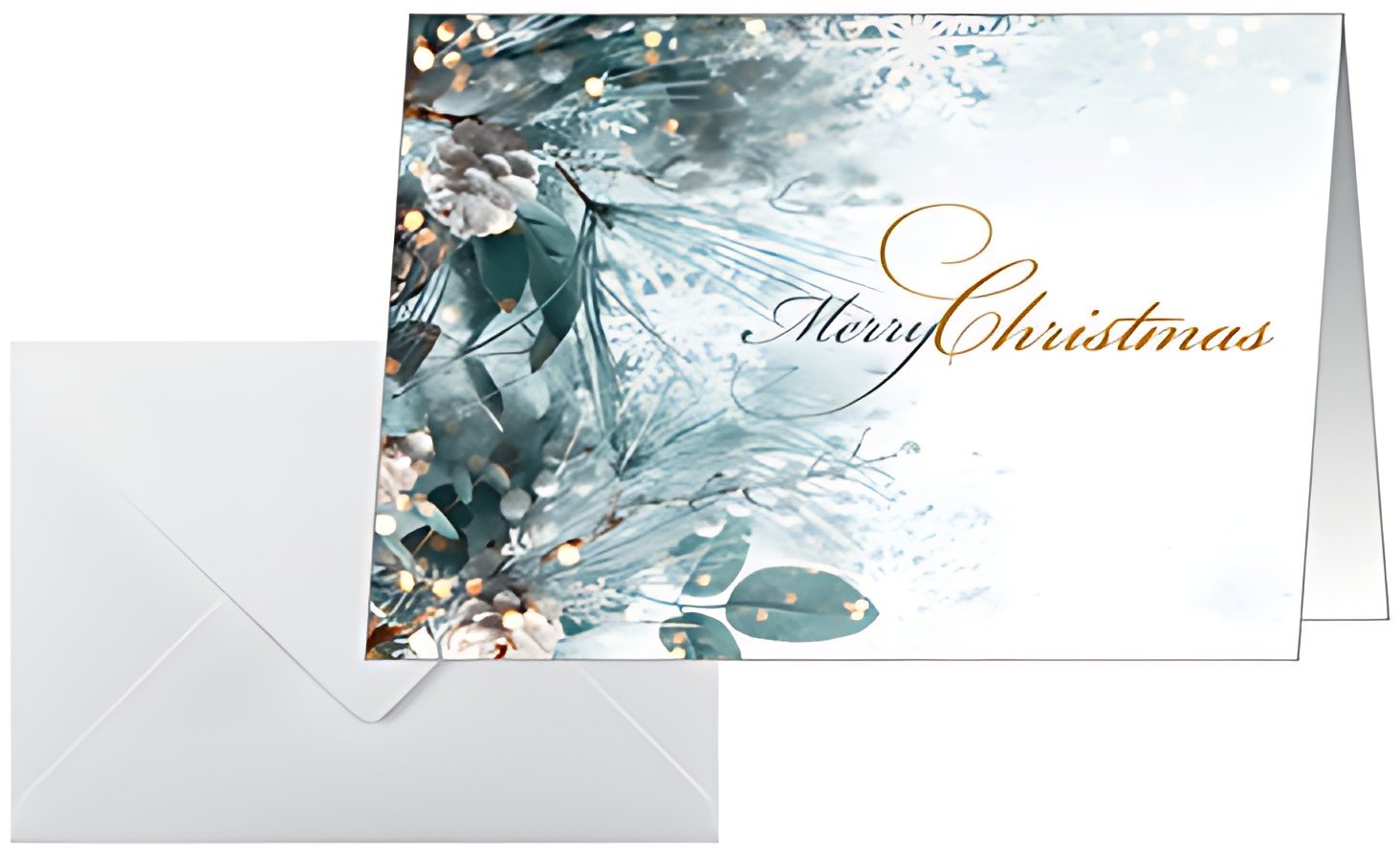 sigel Carte de Noël "Eucalyptus magic", A6 paysage