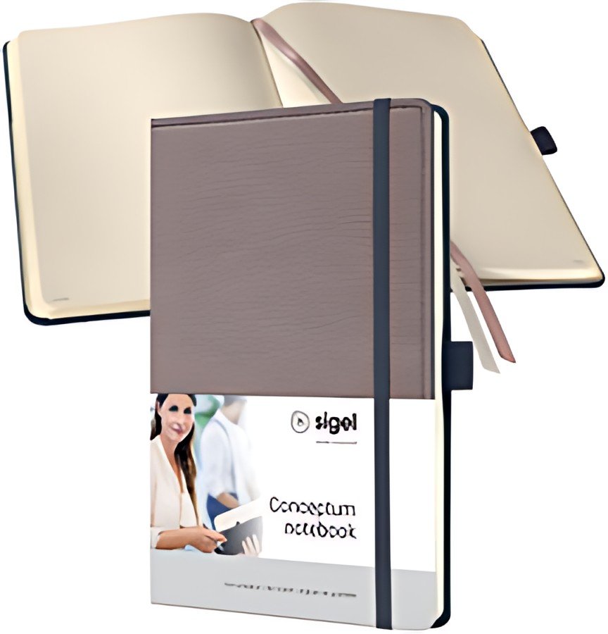 sigel Carnet de notes Conceptum Design Casual, A5, taupe