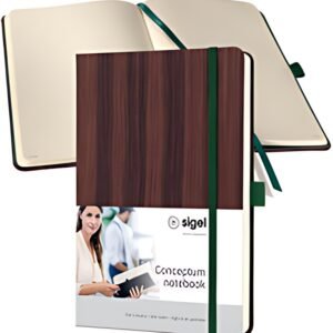 sigel Carnet de notes Conceptum Edition Nature, A5, bois