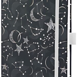 sigel Carnet de notes Jolie "Cosmic Fantasy Black", A5