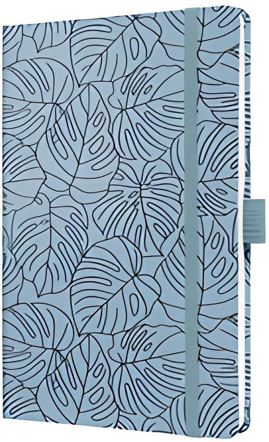 sigel Carnet de notes Jolie Beauty "Blue Monstera", A5