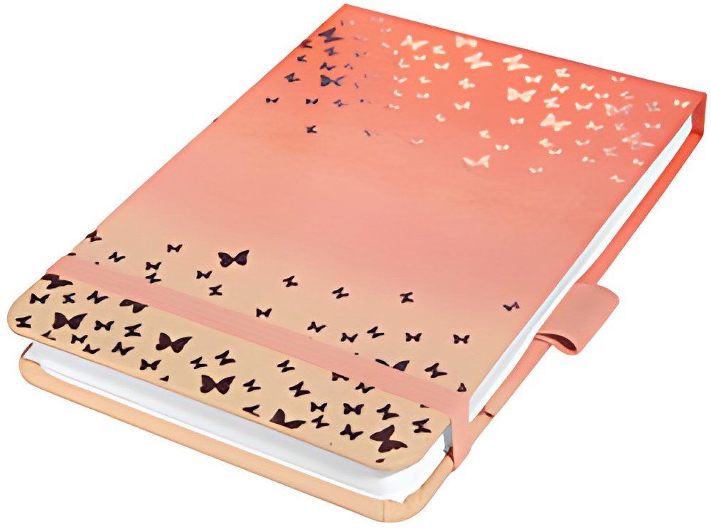 sigel Bloc-notes Jolie Beauty "Butterfly Confetti Peach"