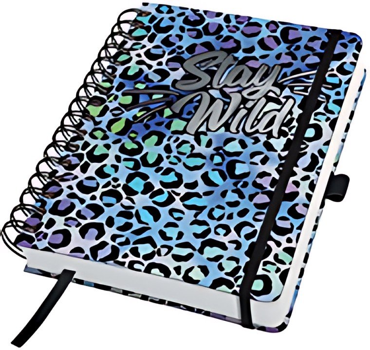 sigel Cahier à spirale Jolie Inspire "Blue Leo Love", A5