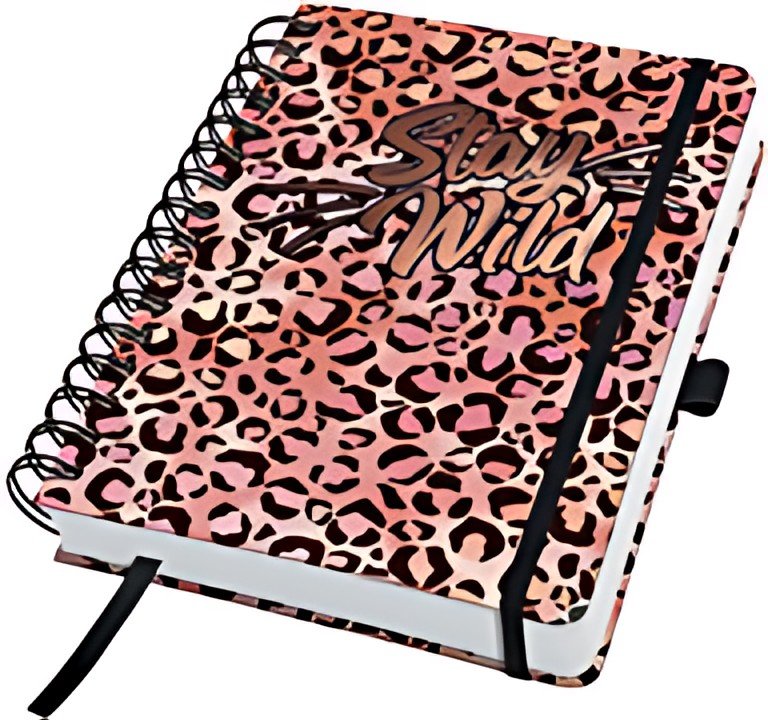 sigel Cahier à spirale Jolie Inspire "Pink Leo Love", A5
