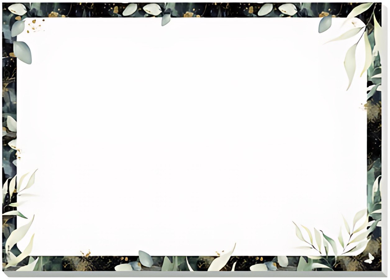 sigel Sous-main en papier Jolie "Glamorous Leaves", A3