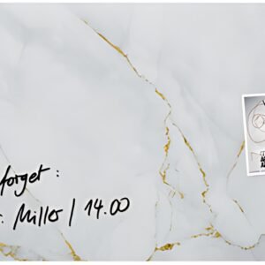 sigel Tableau magnétique en verre Artverum Design Marbre &