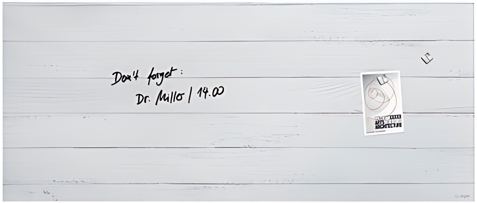 sigel Glas-Magnettafel Artverum Design White Wood