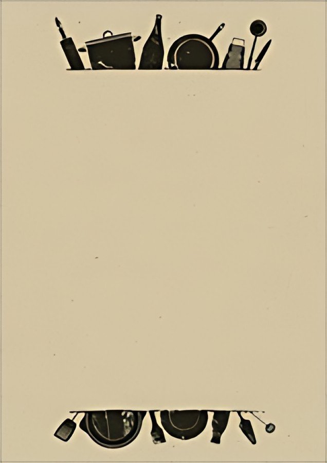 sigel Papier Design "Kitchen utensils", A4, 100 g/m2