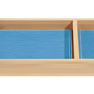 sigel Plumier à crayons Eyestyle, en bambou, bleu clair/gris