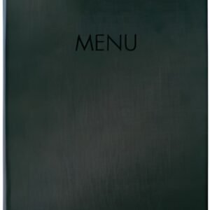 sigel Chemise pour menu "MENU", A5, anthracite