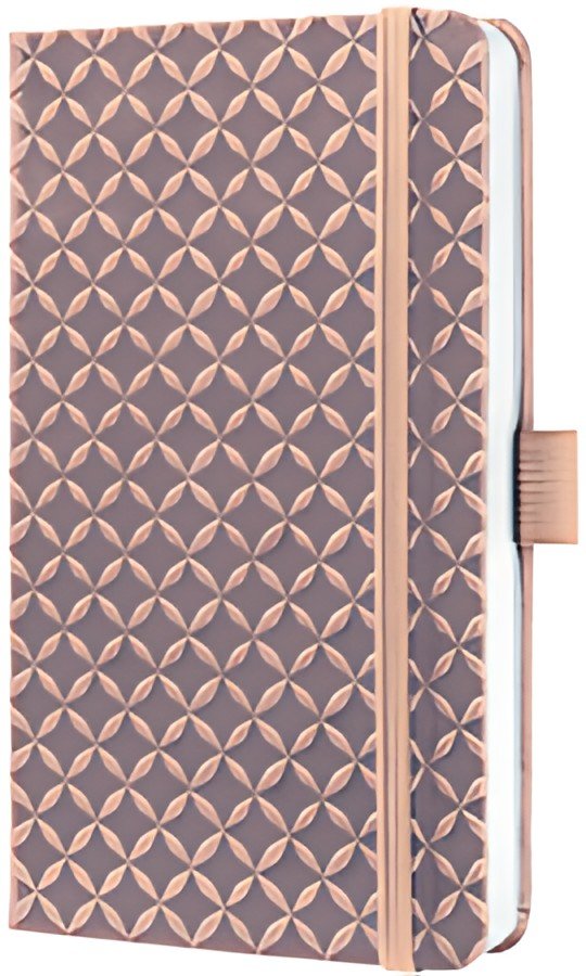 sigel Carnet de notes Jolie Flair, similicuir, A6, nacre