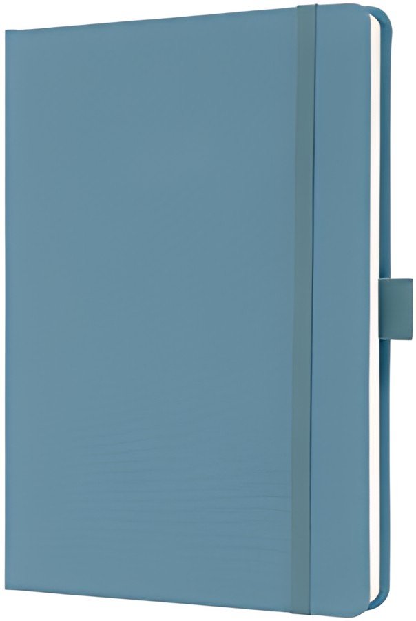 sigel Carnet de notes Jolie Feel, tissu, A5, ligné, bleu