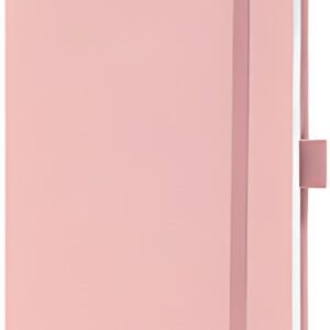 sigel Carnet de notes Jolie Feel, tissu, A5, ligné, rose