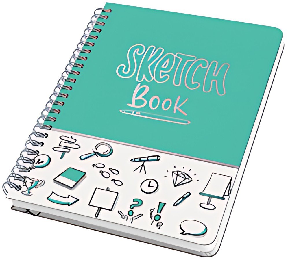 sigel Carnet de notes à spirale Jolie "SKETCH Book", A5