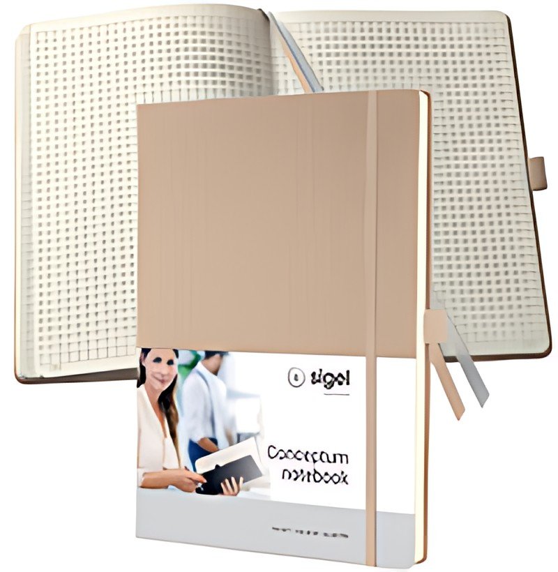 sigel Carnet de notes Conceptum, A4, ligné, beige