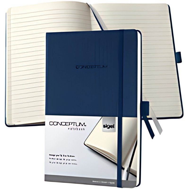 sigel Carnet de notes Conceptum, A5, quadrillé, bleu