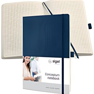 sigel Carnet de notes Conceptum, A4, ligné, bleu