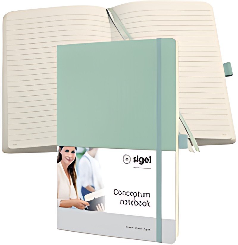 sigel Carnet de notes Conceptum, A4, quadrillé, vert menthe