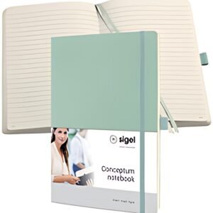 sigel Carnet de notes Conceptum, A4, ligné, vert menthe