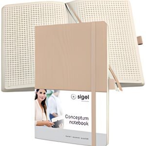 sigel Carnet de notes Conceptum, A5, ligné, beige