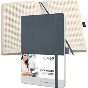 sigel Carnet de notes Conceptum, A5, ligné, gris