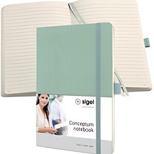 sigel Carnet de notes Conceptum, A5, quadrillé, vert menthe