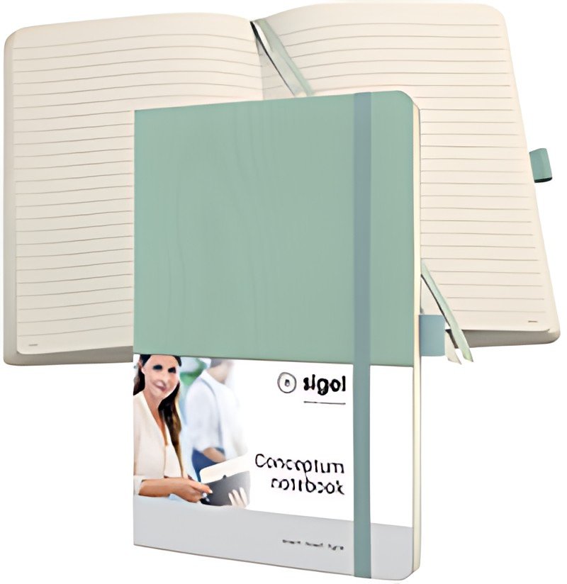 sigel Carnet de notes Conceptum, A5, ligné, vert menthe