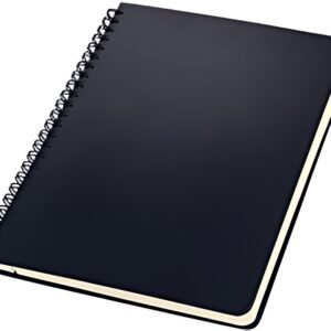 sigel Carnet à spirale Conceptum, A5, quadrillé, noir