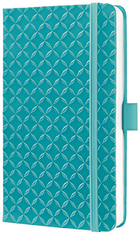 sigel Carnet de notes Jolie Flair, similicuir, A6, turquoise