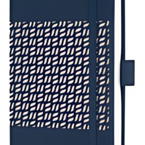 sigel Carnet Jolie Impress, similicuir, A6, bleu foncé