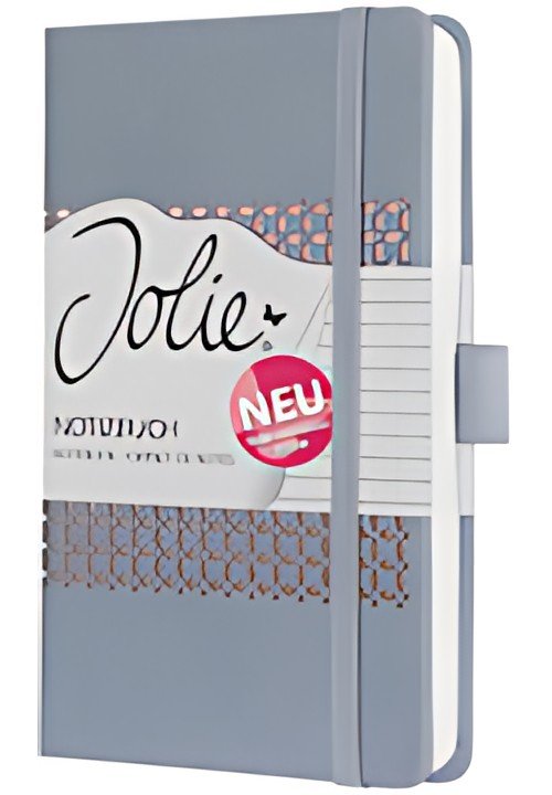sigel Carnet Jolie Impress, similicuir, A6, gris