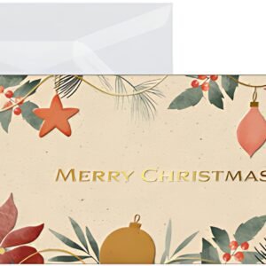 sigel Carte de Noël "Christmas Art", format long (2/3 A4)