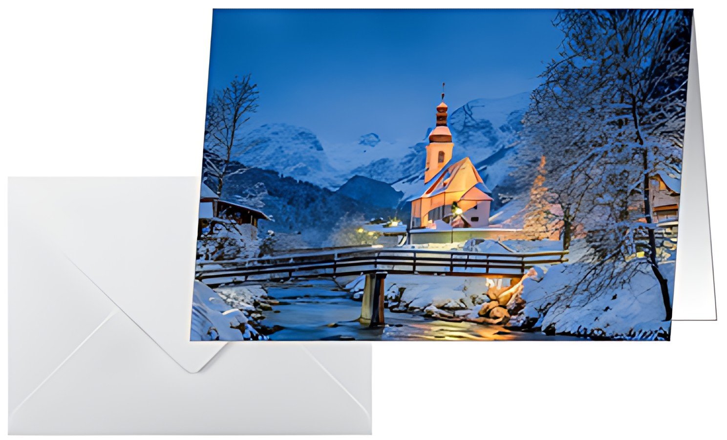 sigel Carte de Noël "Bavarian Christmas", A6 paysage (A5)