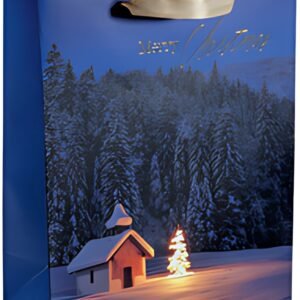 sigel Sac cadeau de Noël "Christmas Chapel", grand