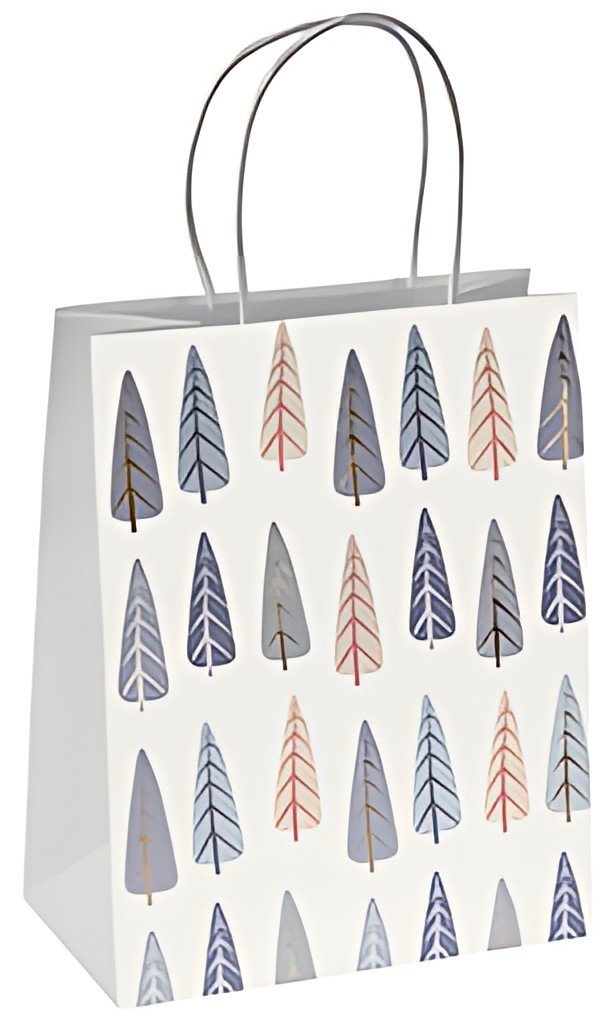 sigel Sac cadeau de Noël "Pine Trees", petit