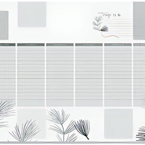 sigel Sous-mains bloc papier "Weekly Planner Nature"
