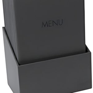 sigel Chemise pour menu "MENU", A4, boîte de 10, noir